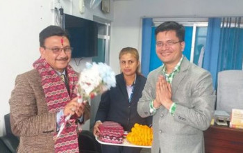 कार्यभार सम्हाल्दै नवनियुक्त उपकुलपति डा लामिछानेले भने- ४ वर्षभित्र एमबीबीएस पढाई सुरु गर्छौं 